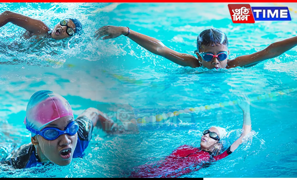 Assam down town University Hosts Successful Swimming Championship